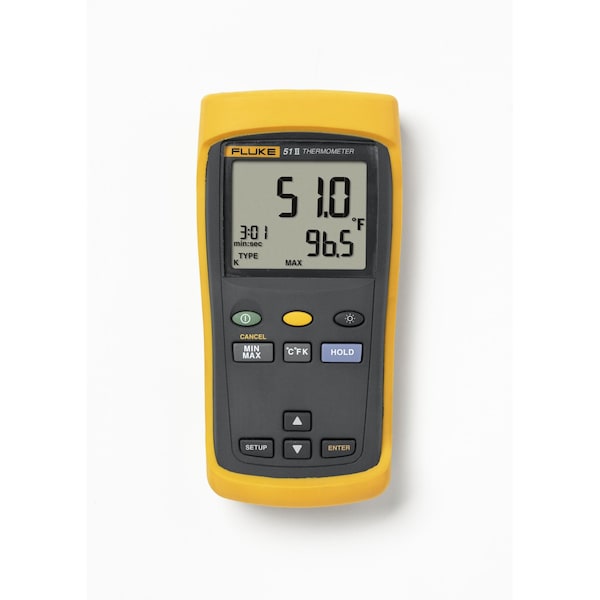 Fluke Single Input Digital Therm, Cal w/Data FLUKE-51-2 CAL - main