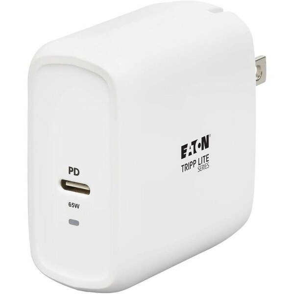 Eaton Tripp Lite Series Compact USB-C Wall Charger - GaN Technology, 65W PD Charging, White U280-W01-65C1-G - main