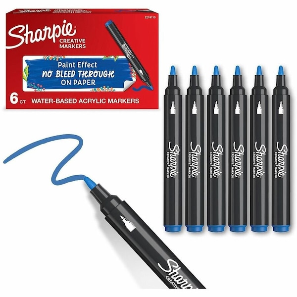 Sharpie Marker, Bullet, Blue 2218115 - main