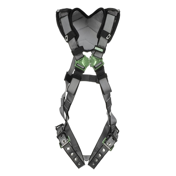 Msa Safety V-FIT Harness, M, 400 lb., Quick-Connect Chest/ Tongue Leg Straps, Back D-Ring, Shoulder Padding 10194889 - main