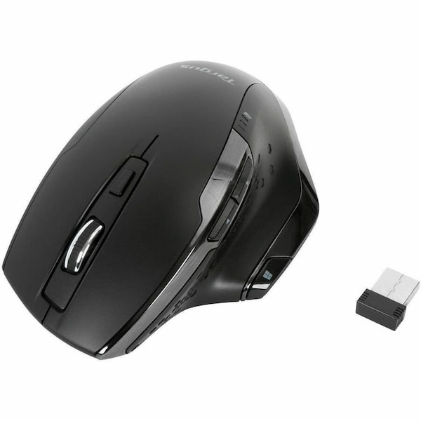 Targus AMW584GL - BlueTrace Ergonomic Wireless Mouse w/Antimicrobial DefenseGuard (Black) AMW584GL - main