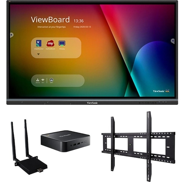 Viewsonic ViewBoard bundle includes the following items: - ViewBoard IFP8650 4K Interactive display - IFP8650-C1 - main