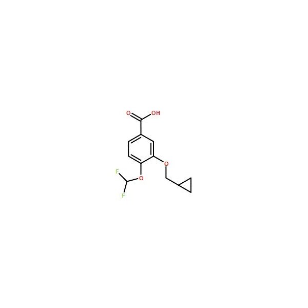 Ak Scientific 3-Cyclopropylmethoxy-4-difluoromethoxy-benzoic acid (1g), CAS 162401-62-9 X3188-1g - main