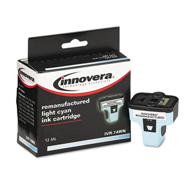 Innovera 74WN Compatible Reman Ink 440 PageYield Photo Light Cyan IVR-74WN - main