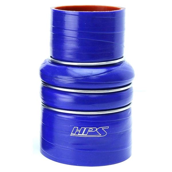 Hps Performance 2-1/2 in - 3 in ID x 6 in L, 4-Ply Silicone Charge Air Cooler CAC Hump Coupler Hose Cold Side CAC-250-300-COLD - main