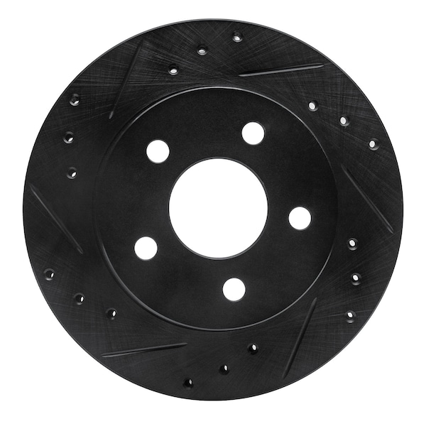 Dynamic Friction Co DFC Brake Rotor - Drilled and Slotted - Black 633-54031L - main