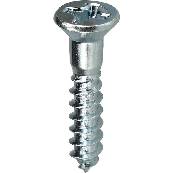 Dottie Wood Screw, #6, 2-4/5 in, Zinc Plated Carbon Steel Flat Head Phillips Drive, 100 PK PHFW634 - main
