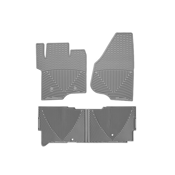 Weathertech Grey, Front and Rear All Weather Floor Mats WTFG203206 - main