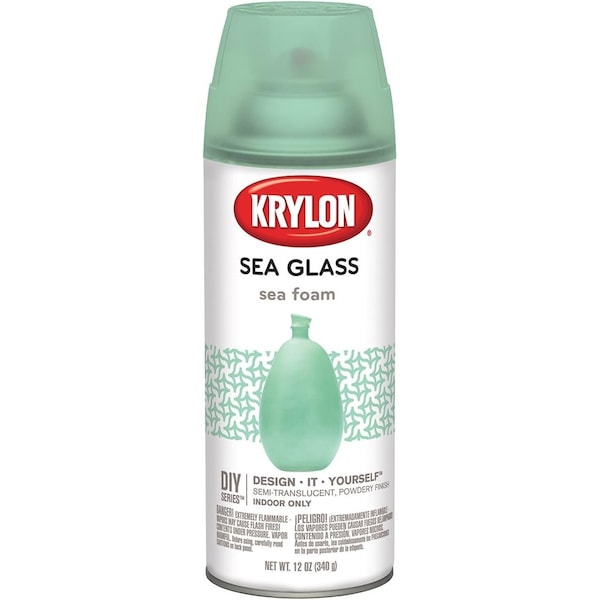 Krylon 12 Oz. Frosted Sea Glass Finish Spray Paint, Sea Foam K09055007 - main