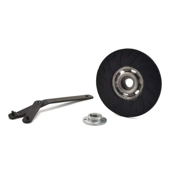 Superior Abrasives CENTER HOLE DISC HOLDER RUBBER BACKING PAD 700 7" RIGID A007323 - main