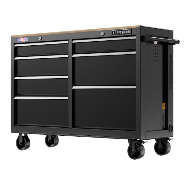 Craftsman Rolling Tool Cabinet, 37 1/2" H, 52" W CMST98530BK - main