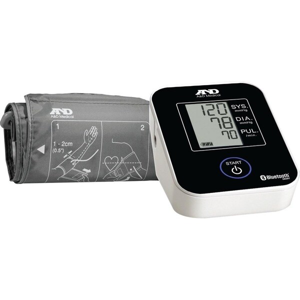 A&D UA651BLE Medical Deluxe Connected Blood Pressure Monitor - Black UA651BLE - main
