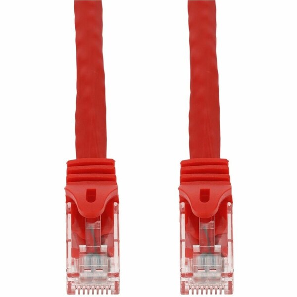 Add-On 3FT RED CAT 6A PVC ETHERNET CABLE SNAGLESS EASY BOOT RJ-45 M/M ADD-3FCAT6ASN-RD - main