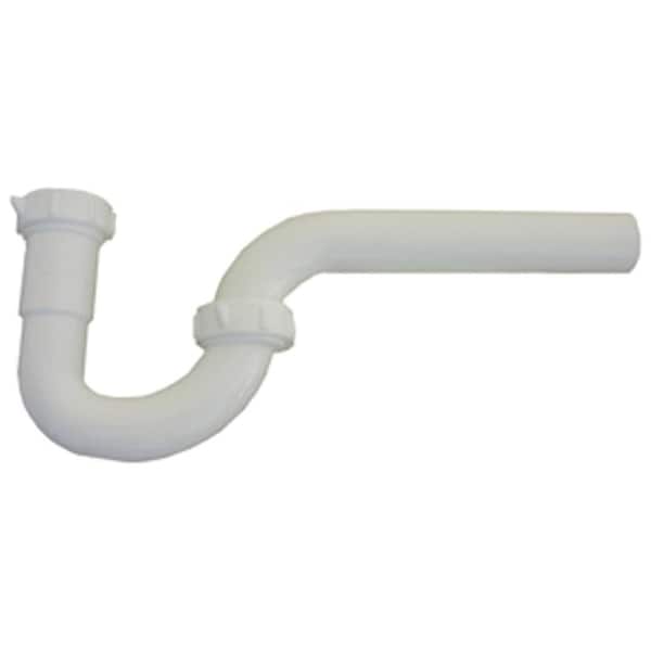 Westlake Pipe & Fittings 1-1/4'' OD to 1-1/4'' OD Inlet Tube Wht Plastic P-Trap 3/1/4211 - main