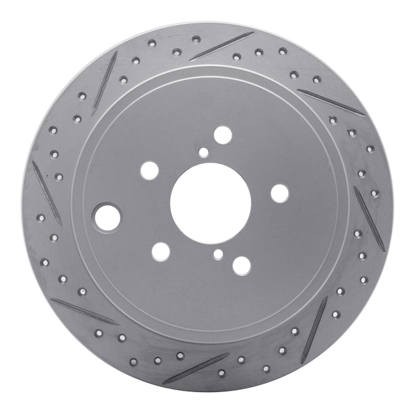 Dynamic Friction Co DFC Geoperformance Rotor - Drilled and Slotted 830-13021L - main