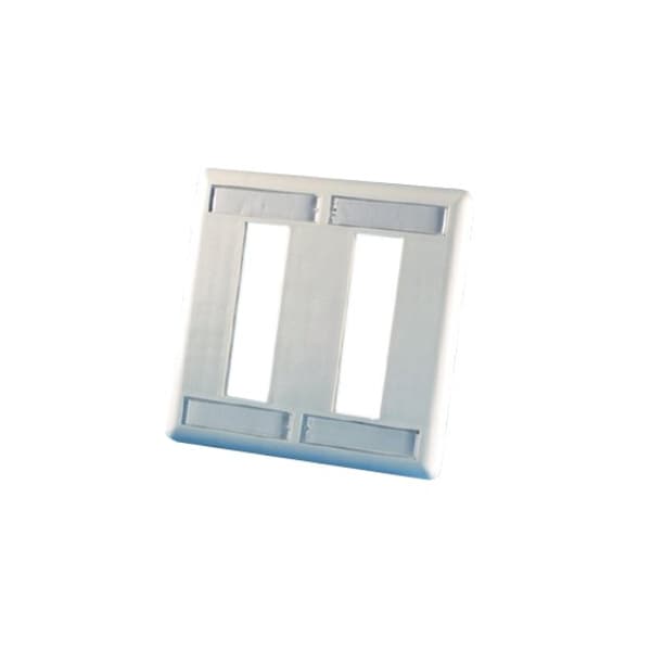 Ortronics 6-PORT FLUSH MOUNT UNLOADED, DUALGANG TRACJACK, FOG WHITE 40300555 - main