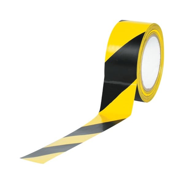 Partners Brand Tape Logic Striped Vinyl Tape, 7.0 Mil, 3" x 36 yds., Black/Yellow, PK16 T9336BY - main