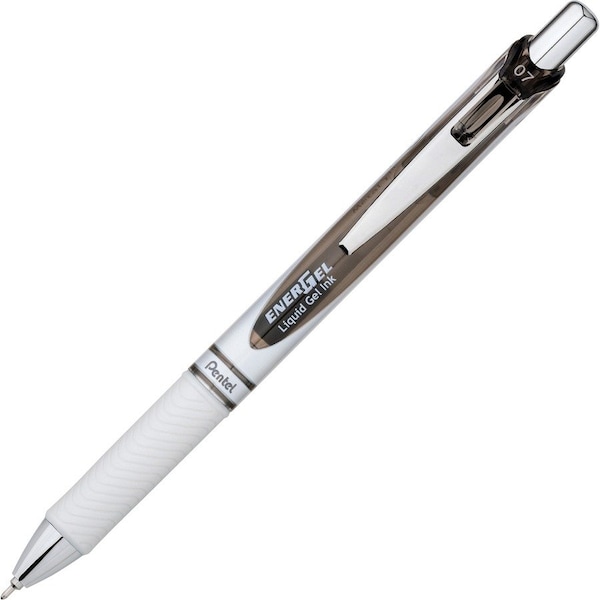 Pentel Pen, Gel, Rtx, Pearl, 0.7Mm, Bk, 12PK BLN77PWA - main