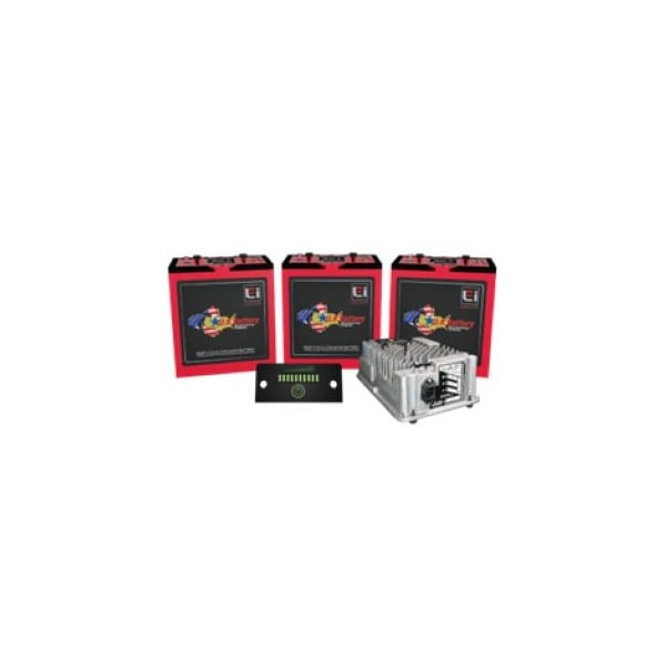 Us Battery 650 W Charger and Three 48V 30Ah Lithium-Ion Batteries, LFP 803455 - main