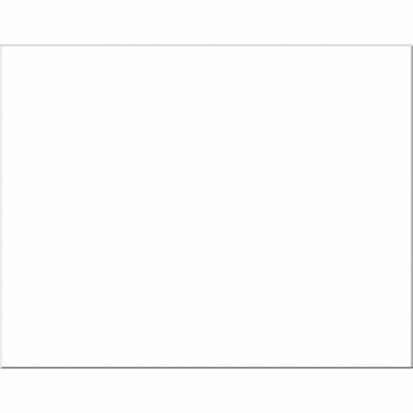 Pacon 4-Ply Railroad Board, White, 22" x 28", PK25 P104159 - main