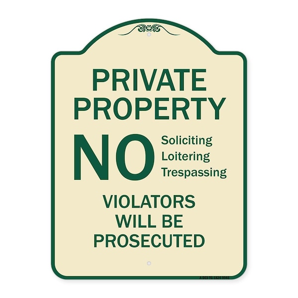Signmission Tan & Green, 18 Inch x 24 Inch, Heavy Gauge Aluminum A-DES-TG-1824-9946 - main
