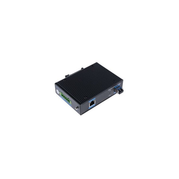 Cable Wholesale 1 Gigabit Fiber Media Converter, Industrial, Singlemode Duplex 1310nm, 1 SFP and 1 RJ45 Port, 20km 71F1-53SFP - main