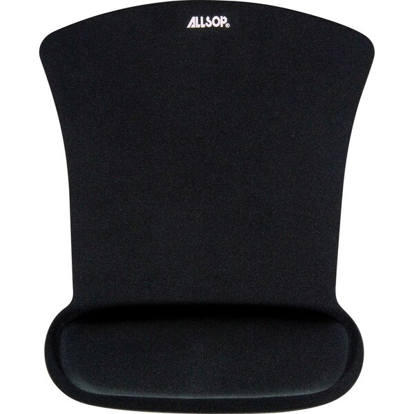 Allsop Ergoprene Gel Mouse Pad with Wrist Rest - Black - (30191) 30191 - main