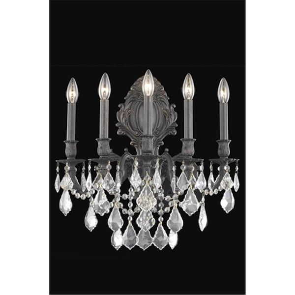 Lighting Business 9605W21DB-RC Monarch Wall Sconce- Dark Bronze - 21 W x 24 H in. LI2963659 - main
