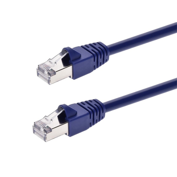 Monoprice Cat6A Ethernet Patch Cable - Snagless RJ45_ 550Mhz_ STP_ Pure Bare Cop 24367 - main
