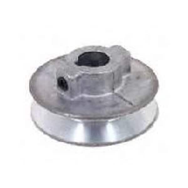 Chicago Die Casting CDCO-3/8 V-Groove Pulley, 3/8 in Bore, 2-1/2 in OD, 2-1/4 in Dia Pitch, Zinc 250A - main