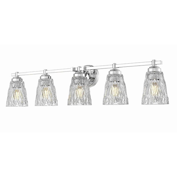 Z-Lite Andree Chrome 5 Light Vanity 1960-5V-CH - main