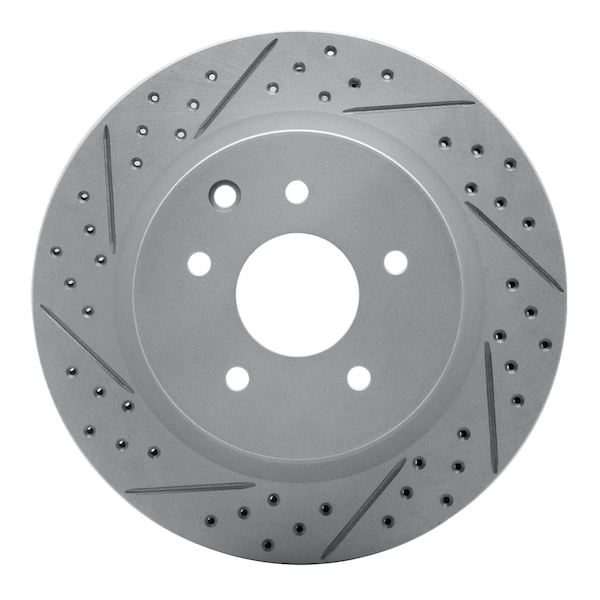 Dynamic Friction Co DFC Geoperformance Rotor - Drilled and Slotted 830-67055L - main