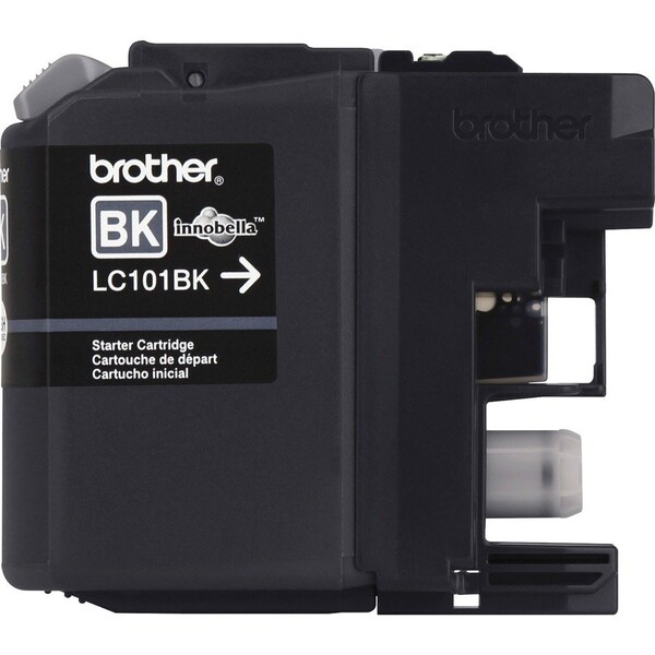 Brother Brother Genuine Innobella LC101BK Black Ink Cartridge - Inkjet - Standard Yield - 300 Pages - Black - 1 Each LC101BK - main