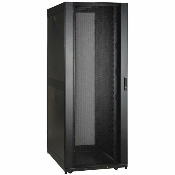 Eaton Tripp Lite Series SmartRack 45U Wide Standard-Depth Rack Enclosure Cabinet - Doors & Side SR45UBWDSP1 - main