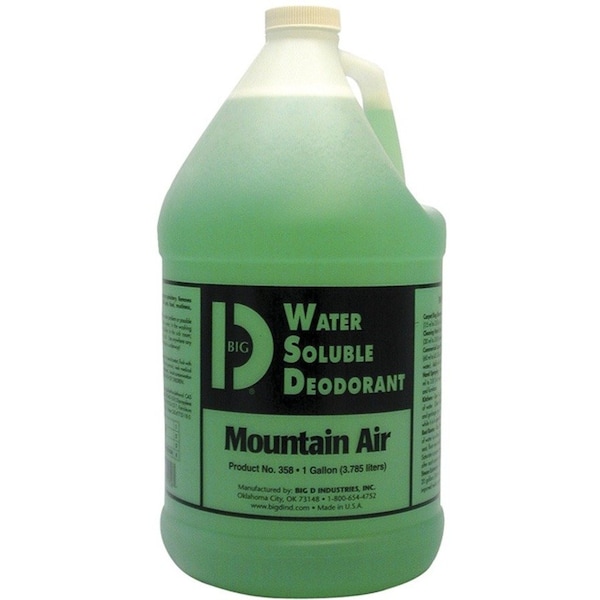 Big D BigDIndus, WATER-SOLUBLE DEODORANT, MOUNTAIN AIR, 1 GAL, 4PK 1358 - main
