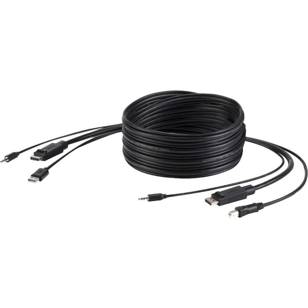 Belkin DISPLAYPORT + USB A/B +AUDIO COMBO CABLE, 6FT F1D9019B06T - main