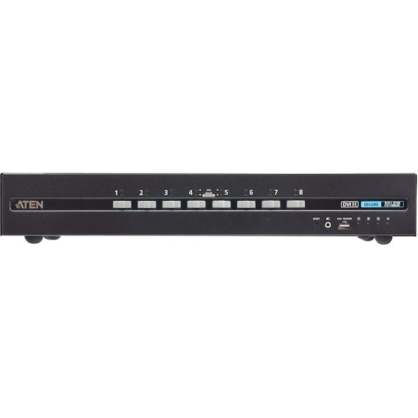 Aten 8-Port USB DVI Dual Display Secure KVM Switch with CAC (PSD PP v4.0 Compliant) CS1148D4C - main