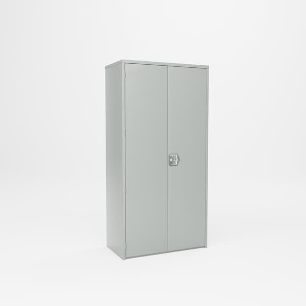 Pucel Double Door Storage Cabinet, 36 in W x 72 in H x 19 in D, 4 Adjustable Shelves, Light Blue HDSC-3672-19-4-DD - main
