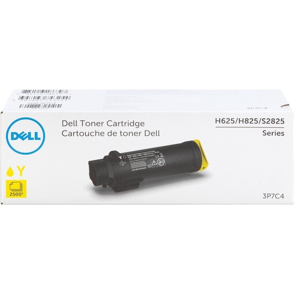 Dell Original High Yield Laser Toner Cartridge - Yellow - 1 Each - 2500 Pages 3P7C4 - main