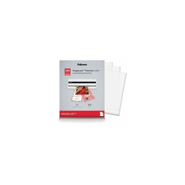 Fellowes ImageLast Jam-Free Premium Thermal Laminating Pouches, Sheet Size Supported: Letter 9in W x, 150PK 5204007 - main
