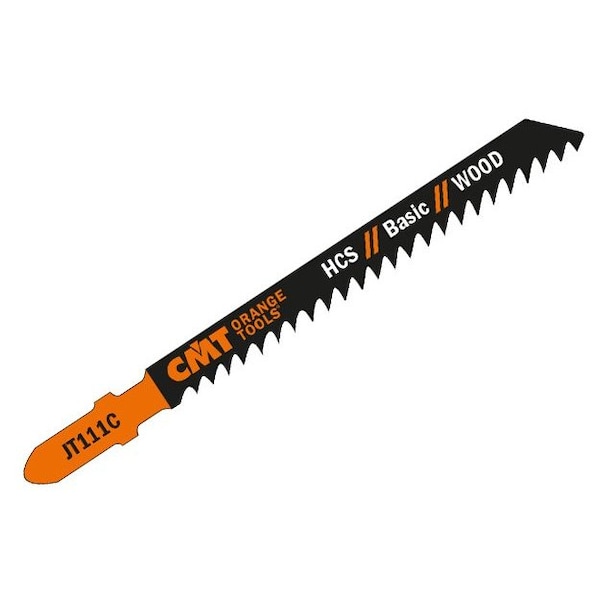 Cmt JIG SAW BLADES WOOD/COARSE STRAIGHT (HCS) 4inx 8TPI (5-PCS.) JT111C-5 - main