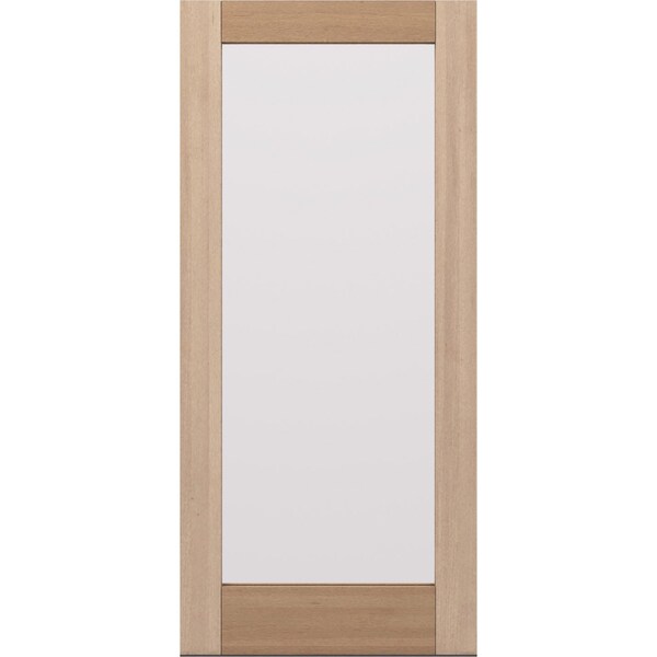 Doornmore G101, 37.75" x 82" ( 36" Door) Left Hand, Mahogany Full Lite Exterior Door G101-SW-3680_1_LI - main