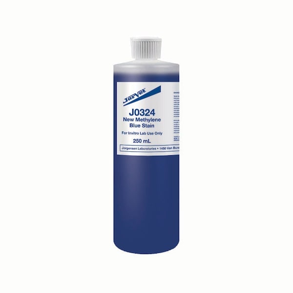 Jorgensen Laboratories New Methylene Blue Stain, 250mL J0324 - main