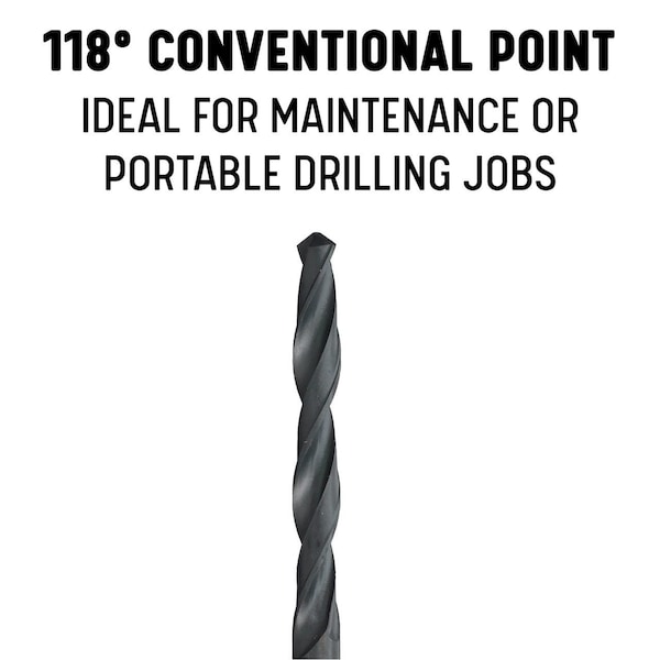 Foret HSS Drill America 1-3/4" (1 Pouce 3/4) à Queue Conique 5MT - DWDTS1-3/4 - Neuf Sous Emballage