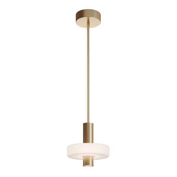 Afx Sydney 10in LED Pendant Light, Light Antique Brass SYDP10LAJUDLB - main
