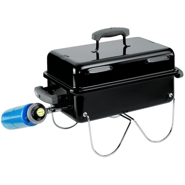 Weber GoAnywhere Gas Grill, 6500 Btuhr BTU, Liquid Propane, 1 Burner, 160 sqin Primary Cooking Surface 1141001 - main
