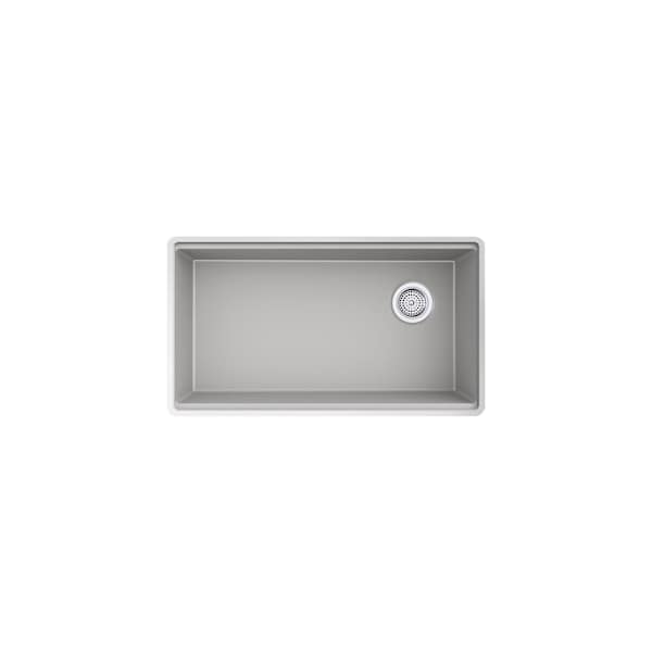 Kohler Billings 32-1/2 undermount single-bowl kitchen sink Matte Grey 33710-CM4 - main