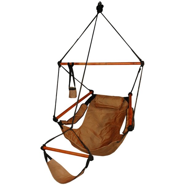 Kings Pond KingsPond 10003-KP Hammaka Hammocks Original Hanging Air Chair In Natural Tan 10003-KP - main
