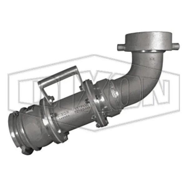 Dixon Rail Car Unloading Assembly, 4 in x 5-1/4-4 Nominal, API Adapter x Female Thread Swivel Nut End Styl ATC40ASSDDA - main