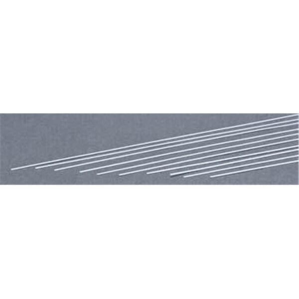 Evergreen 0.10 x 0.30 in. Styrene Strips Railroad Scratch Building Supply, White EVG101 - main